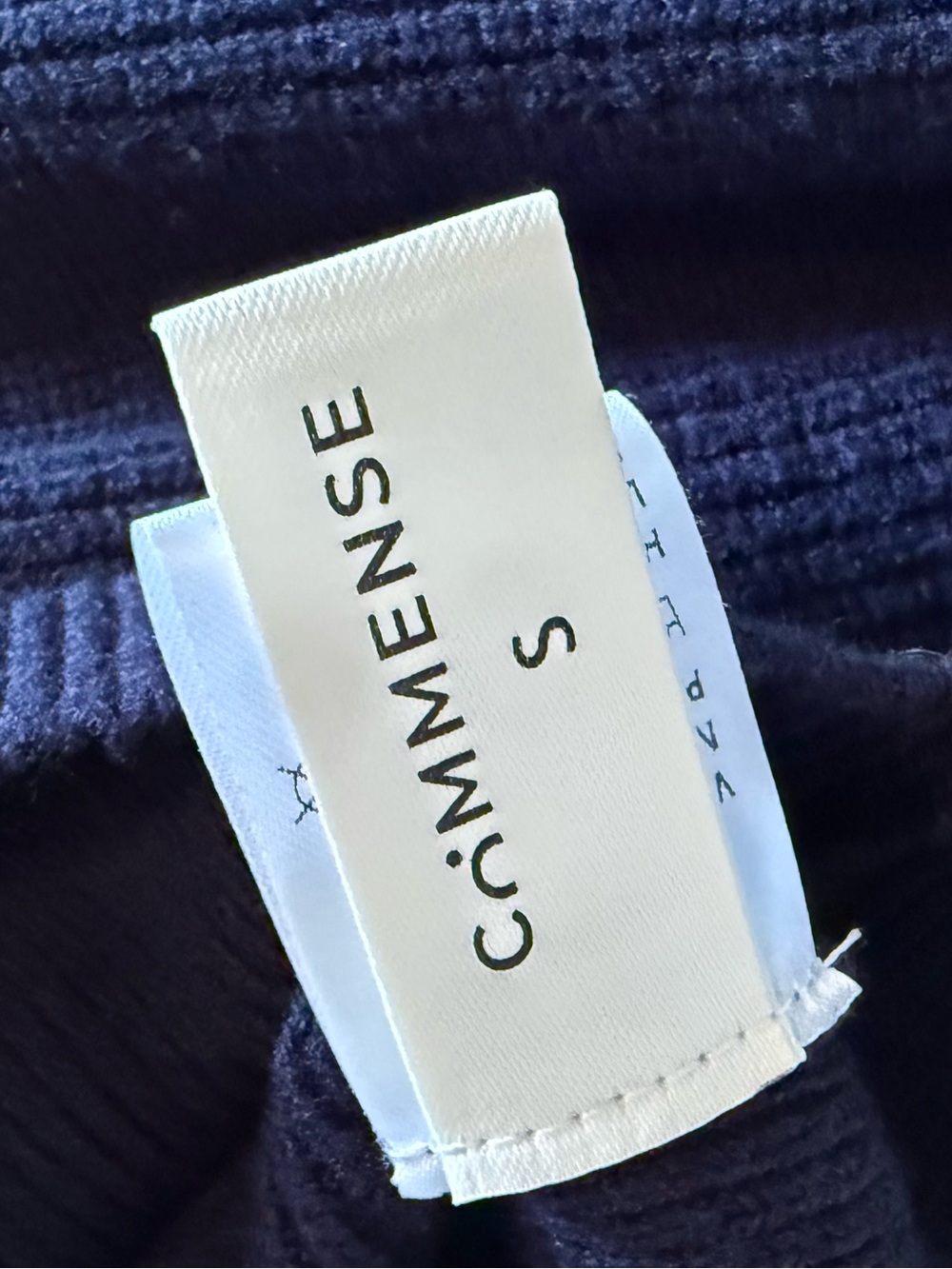 Commense Navy Tie Neck Knit Top - Picture 7 of 8